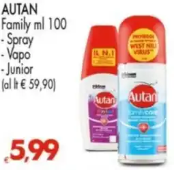 Despar AUTAN Family Spray, Vapo, Junior offerta