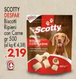 Despar SCOTTY DESPAR Biscotti Ripieni con Carne offerta