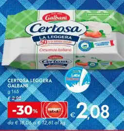 Bennet Certosa leggera GALBANI offerta