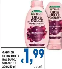 DEM Garnier ultra dolce balsamo/ shampoo offerta