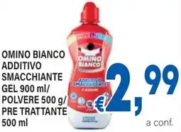 DEM Omino bianco additivo smacchiante gel/ polvere/ pre trattante offerta