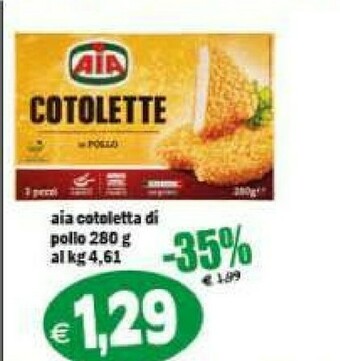 Il Castoro Supermercati Cotolette di pollo offerta