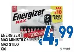 DEM Energizer max ministilo max stilo x10 offerta