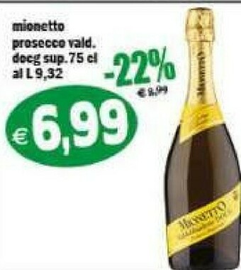 Il Castoro Supermercati Prosecco offerta
