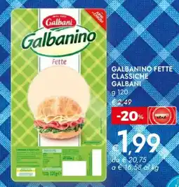 Bennet Galbanino fette classiche GALBANI offerta