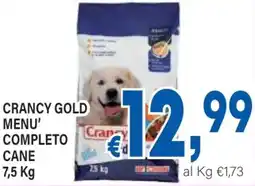 DEM Crancy gold menu' completo cane offerta