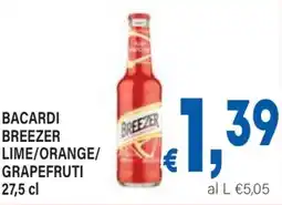 DEM Bacardi breezer lime/orange/ grapefruti offerta
