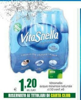 Elite Acqua offerta