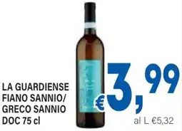 DEM La guardiense fiano sannio/ greco sannio doc offerta