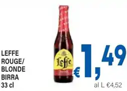 DEM Leffe rouge/ blonde birra offerta