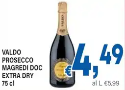 DEM Valdo prosecco magredi doc extra dry offerta