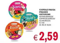 D'Italy Ciotole pausa pranzo ORTOROMI offerta