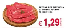 D'Italy Fettine per pizzaiola di bovino adulto offerta