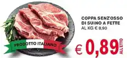 D'Italy Coppa senzosso di suino a fette offerta