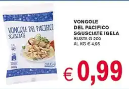 D'Italy Vongole del pacifici sgusciate IGELA offerta