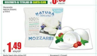 Elite Mozzarella offerta