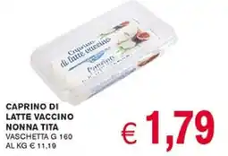 D'Italy Caprino di latte vaccino NONNA TITA offerta
