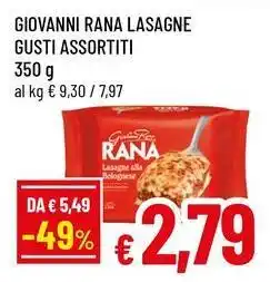 Famila Superstore Giovanni rana lasagne offerta