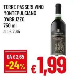 Famila Superstore Terre passeri vino montepulciano d'abruzzo offerta