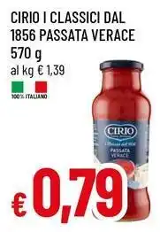 Famila Superstore Cirio i classici dal 1856 passata verace offerta