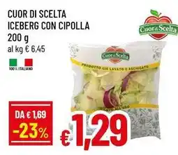 Famila Superstore Cuor di scelta iceberg con cipolla offerta