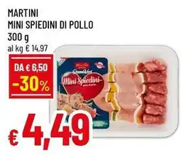 Famila Superstore Martini mini spiedini di pollo offerta