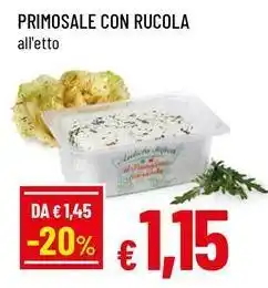 Famila Superstore Primosale con rucola offerta