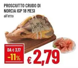 Famila Superstore Prosciutto crudo di norcia igp 18 mesi offerta