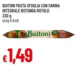 Famila Superstore Buitoni pasta sfoglia con farina integrale rotonda rotolo offerta