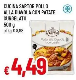 Famila Superstore Cucina sartor pollo alla diavola con patate surgelato offerta