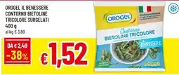 Famila Superstore Orogel il benessere contorno bietoline tricolore surgelati offerta