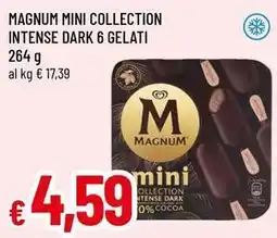 Famila Superstore Magnum mini collection intense dark 6 gelati offerta
