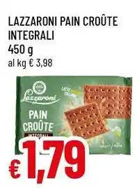 Famila Superstore Lazzaroni pain croûte integrali offerta
