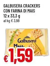 Famila Superstore Galbusera crackers con farina di mais offerta