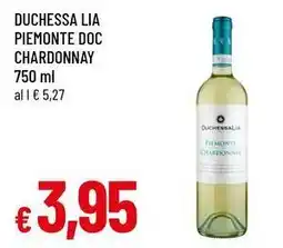 Famila Superstore Duchessa lia piemonte doc chardonnay offerta