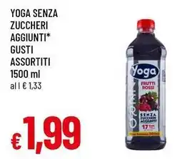 Famila Superstore Yoga senza zuccheri aggiunti offerta