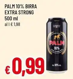 Famila Superstore Palm 10% birra extra strong offerta