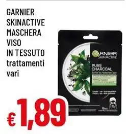 Famila Superstore Garnier skinactive maschera viso in tessuto offerta