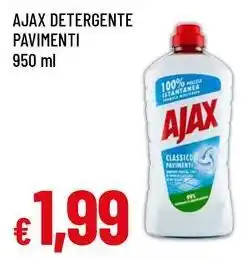 Famila Superstore Ajax detergente pavimenti offerta