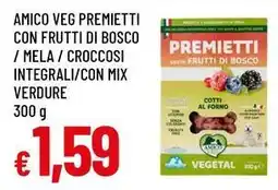 Famila Superstore Amico veg premietti con frutti di bosco /mela / croccosi integrali/con mix verdure offerta