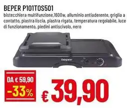 Famila Superstore Beper P101TOS501 bistecchiera offerta