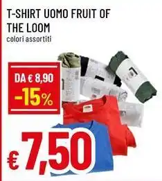 Famila Superstore T-shirt uomo fruit of the Loom offerta