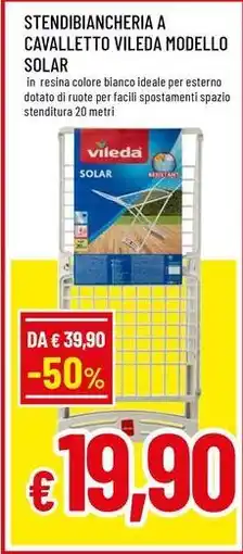 Famila Superstore Stendibiancheria a cavalletto vileda modello solar Vileda offerta