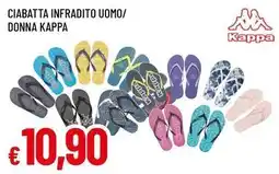 Famila Superstore Ciabatta infradito uomo/ donna Kappa offerta