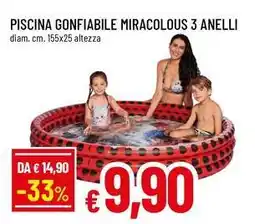 Famila Superstore Piscina gonfiabile miracolous 3 anelli offerta