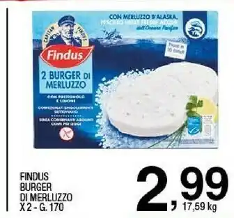 Sigma Burger di merluzzo offerta