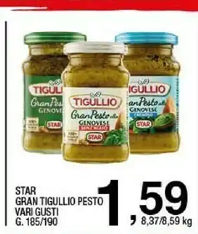 Sigma Gran tigullio pesto offerta