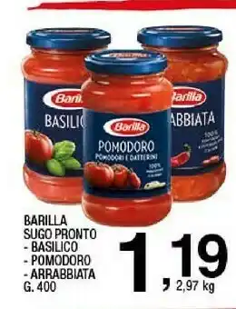 Sigma Sugo arrabbiata 400 g(ml) offerta