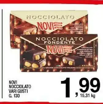 Sigma Nocciolato fondente 130 g(ml) offerta