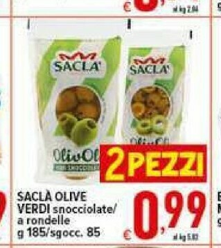 Iper Triscount Olive offerta